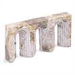 Meridian Furniture Curva Beige Marble Decorative Object