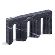 Meridian Furniture Curva Black Marble Decorative Object