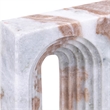 Meridian Furniture Curva Brown Marble Decorative Object