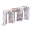 Meridian Furniture Curva Brown Marble Decorative Object