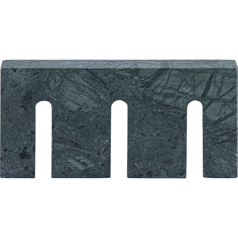 Meridian Furniture Curva Green Marble Decorative Object