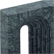 Meridian Furniture Curva Green Marble Decorative Object