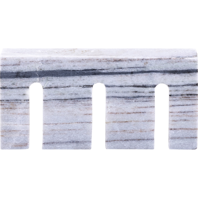 Meridian Furniture Curva Panda Marble Decorative Object