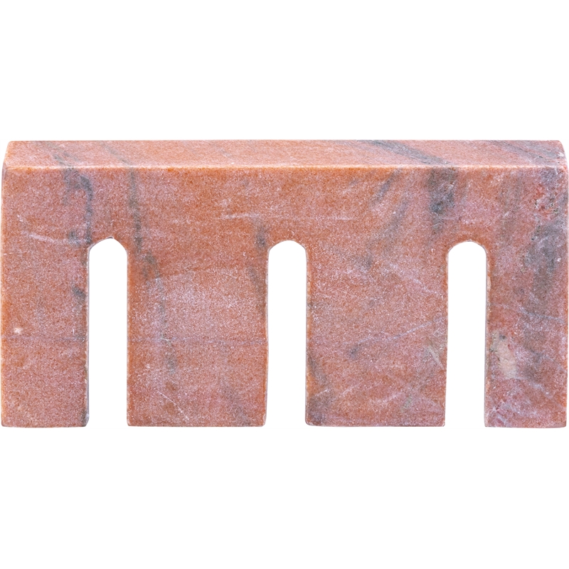 Meridian Furniture Curva Pink Marble Decorative Object