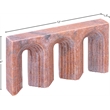Meridian Furniture Curva Pink Marble Decorative Object