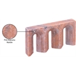 Meridian Furniture Curva Pink Marble Decorative Object