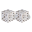 Meridian Furniture Dice Beige Marble Decorative Dice