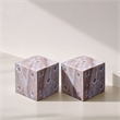Meridian Furniture Dice Brown Marble Decorative Dice