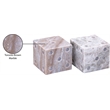 Meridian Furniture Dice Brown Marble Decorative Dice