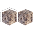 Meridian Furniture Dice Cherry Marble Decorative Dice