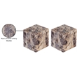 Meridian Furniture Dice Cherry Marble Decorative Dice