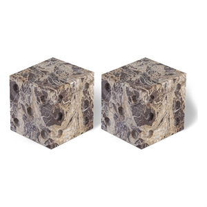 Meridian Furniture Dice Cherry Marble Decorative Dice