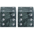 Meridian Furniture Dice Green Marble Decorative Dice