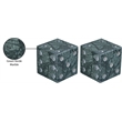 Meridian Furniture Dice Green Marble Decorative Dice