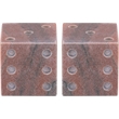 Meridian Furniture Dice Pink Marble Decorative Dice