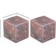 Meridian Furniture Dice Pink Marble Decorative Dice