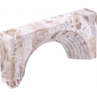 Meridian Furniture Cambre Beige Marble Decorative Object