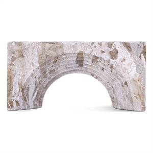 Meridian Furniture Cambre Beige Marble Decorative Object