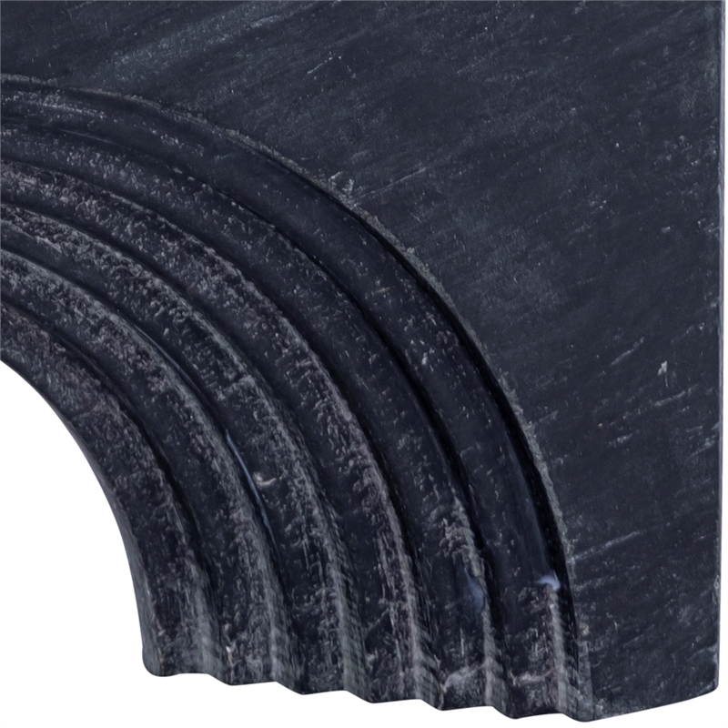 Meridian Furniture Cambre Black Marble Decorative Object