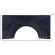 Meridian Furniture Cambre Black Marble Decorative Object