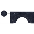 Meridian Furniture Cambre Black Marble Decorative Object