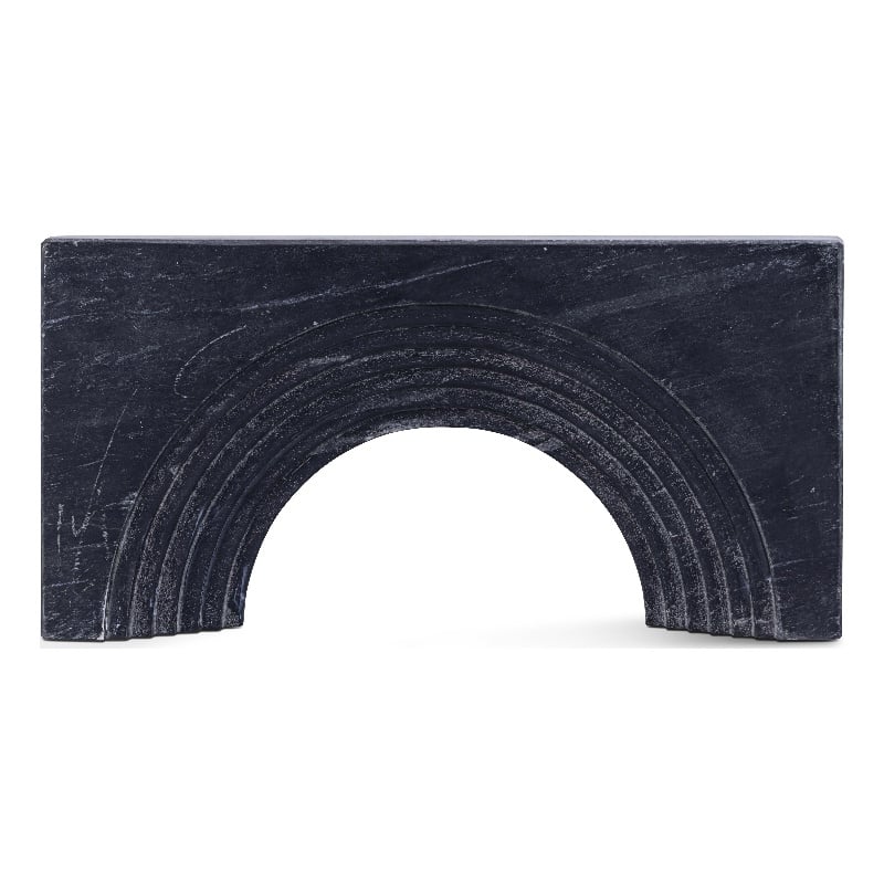 Meridian Furniture Cambre Black Marble Decorative Object