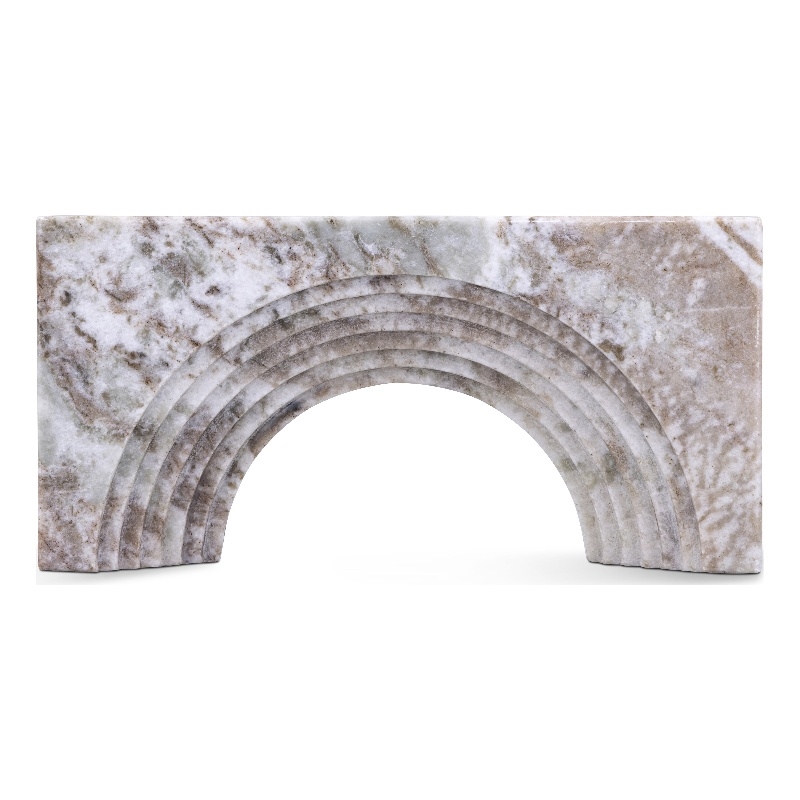 Meridian Furniture Cambre Brown Marble Decorative Object
