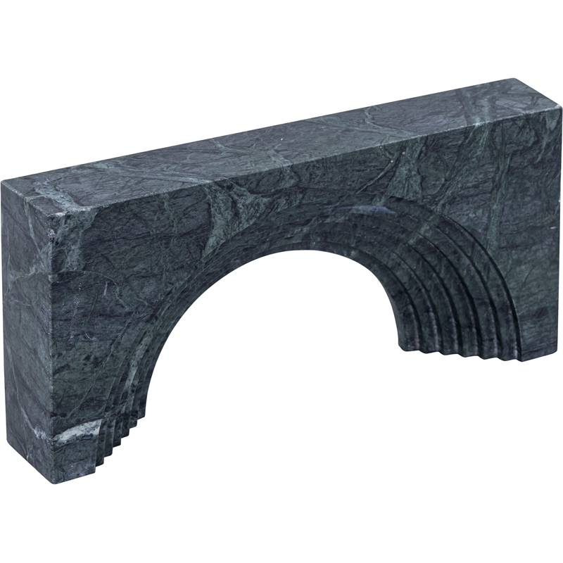 Meridian Furniture Cambre Green Marble Decorative Object