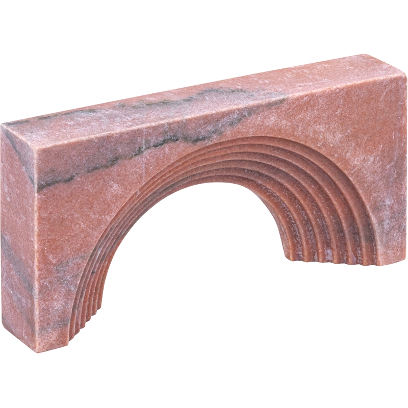 Meridian Furniture Cambre Pink Marble Decorative Object