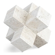Meridian Furniture Jack Beige Travertine Decorative Jack Object