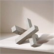Meridian Furniture Stix Beige Travertine Decorative Object