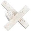 Meridian Furniture Stix Beige Travertine Decorative Object