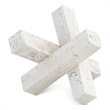 Meridian Furniture Stix Beige Travertine Decorative Object