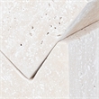 Meridian Furniture Quad Beige Travertine Decorative Cube