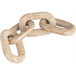 Meridian Furniture Lynx Beige Travertine Decorative Chain Links