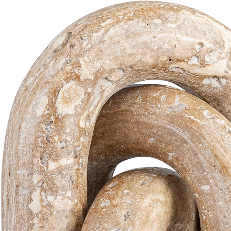 Meridian Furniture Arco Beige Travertine 3pc. Decorative Object