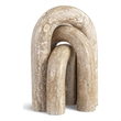 Meridian Furniture Arco Beige Travertine 3pc. Decorative Object