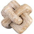 Meridian Furniture Bond Beige Travertine Decorative Knot