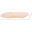 Meridian Furniture Arezzo Beige Travertine Tray
