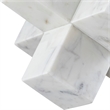 Meridian Furniture Jack White Marble Decorative Jack Object