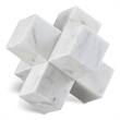 Meridian Furniture Jack White Marble Decorative Jack Object