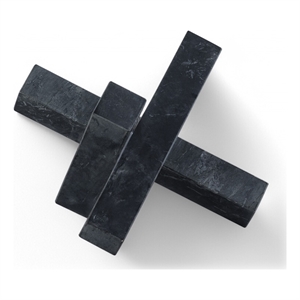 Meridian Furniture Stix Black Marble Decorative Object