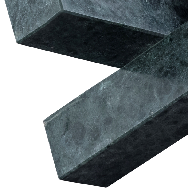 Meridian Furniture Stix Green Marble Decorative Object