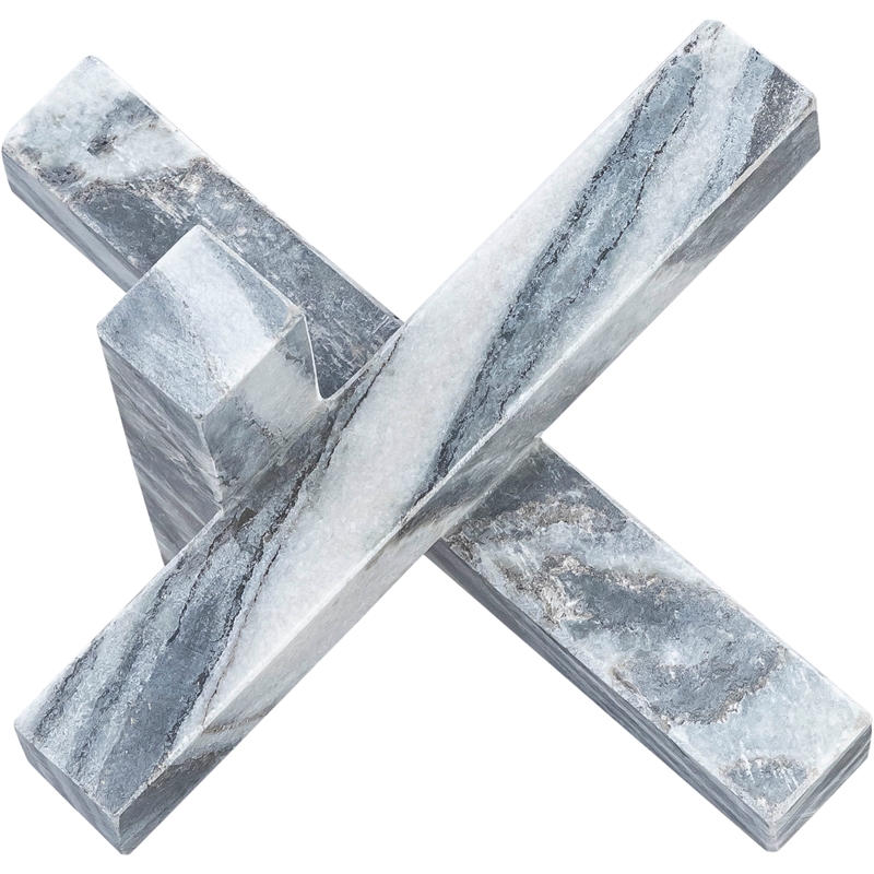 Meridian Furniture Stix Panda Marble Decorative Object