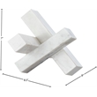 Meridian Furniture Stix White Marble Decorative Object