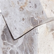 Meridian Furniture Quad Beige Marble Decorative Cube