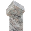 Meridian Furniture Quad Brown Marble Decorative Cube