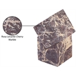 Meridian Furniture Quad Cherry Marble Decorative Cube