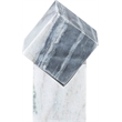 Meridian Furniture Quad Panda Marble Decorative Cube