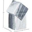 Meridian Furniture Quad Panda Marble Decorative Cube